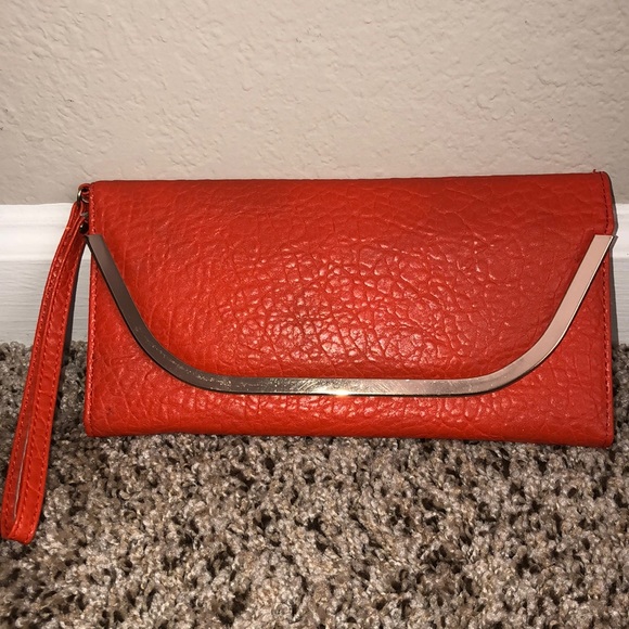 Orange Wallet/Wristlet - Picture 3 of 6